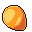 Orange Birthday Balloon
